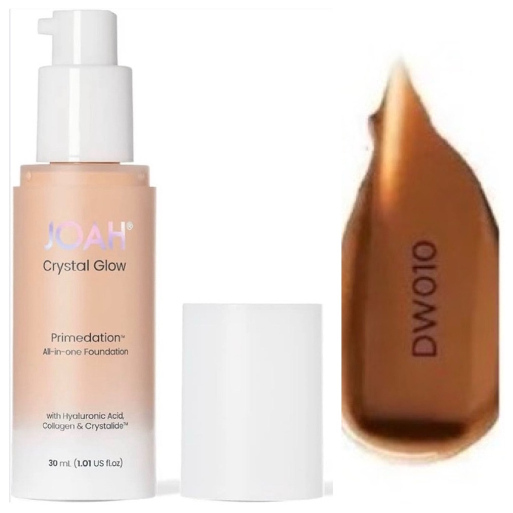 DW010 NEW JOAH Primedation Liquid Foundation, Dark Warm